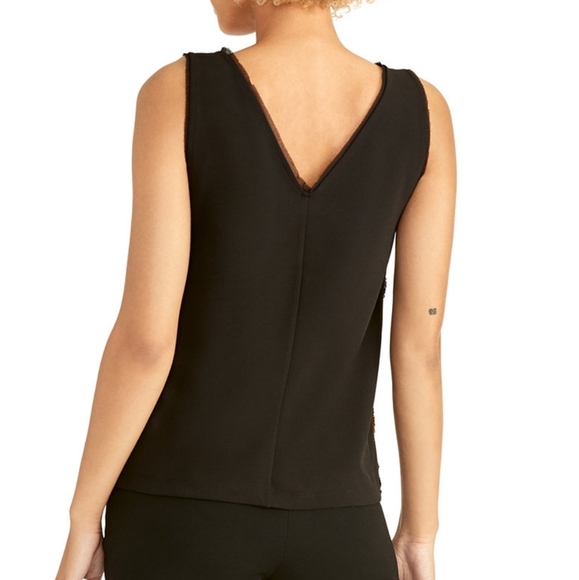 RACHEL Rachel Roy Veda Sequins Top Size M - Picture 4 of 7